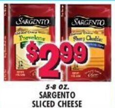 Miners County Market 5-8 oz. Sargento Sliced Cheese offer