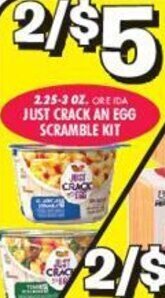 Miners County Market 2.25-3 oz. Just Crack An Egg Scramble Kit offer