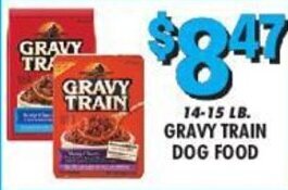 Miners County Market 14-15 Lb. Gravy Train Dog Food offer