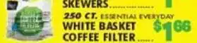 250 ct. White Basket Coffee Filter