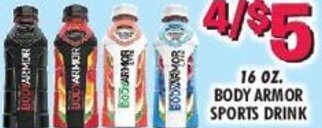 Miners County Market 16 oz. Body Armor Sports Drink offer