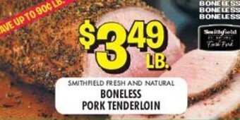Miners County Market Boneless Pork Tenderloin offer