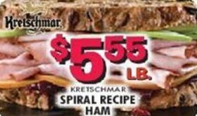 Miners County Market Spiral Recipe Ham offer