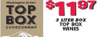 Miners County Market 3 Liter Box Top Box Wines offer