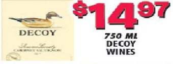 Miners County Market 750 ml Decoy Wines offer