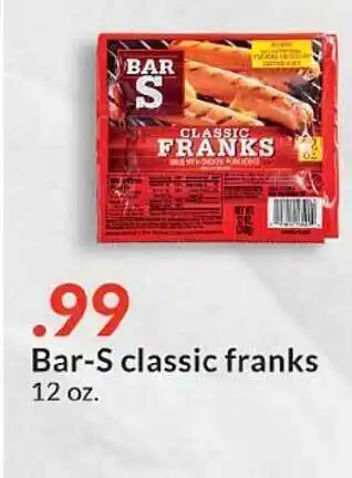 Hy-Vee Bars Classic Franks offer
