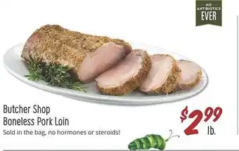 Sprouts Farmers Market Butcher Shop Boneless Pork Loin offer
