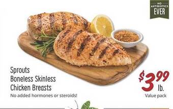 Sprouts Farmers Market Sprouts Boneless Skinless Chicken Breasts offer