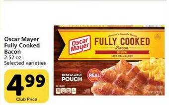 Pavilions Oscar Mayer Fully Cooked Bacon offer