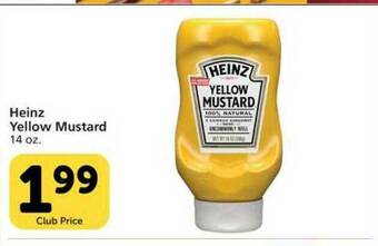 Pavilions Heinz Yellow Mustard offer