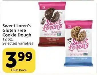 Pavilions Sweet Loren's Gluten Free Cookie Dough offer