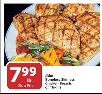 Pavilions Jidori Boneless Skinless Chicken Breasts Or Thighs offer