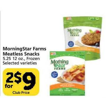 Pavilions Morningstar Farms Meatless Snacks offer