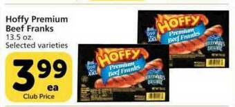 Vons Hoffy Premium Beef Franks offer