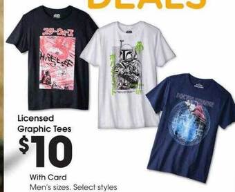 Fred Meyer Licensed Graphic Tees offer