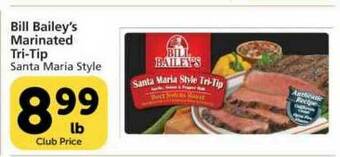 Vons Bill Bailey's Marinated Tri-tip offer