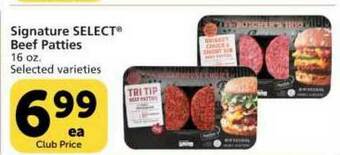 Vons Signature Select Beef Patties offer