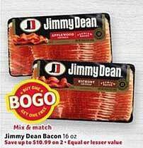 Winn Dixie Jimmy Dean Bacon offer