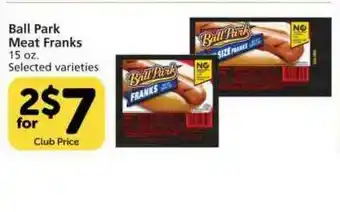 Vons Ball Park Meat Franks offer