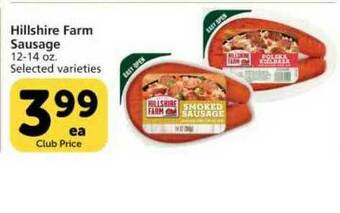 Vons Hillshire Farm Sausage offer