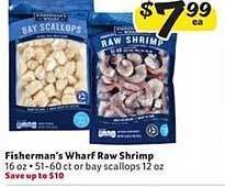 Winn Dixie Fisherman's Wharf Raw Shrimp offer