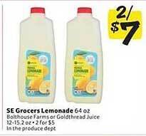 Winn Dixie Se Grocers Lemonade offer