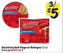 Winn Dixie Gwaltney Hot Dogs Or Bologna offer