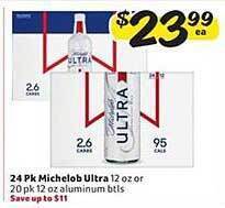 Winn Dixie 24 Pk Michelob Ultra offer
