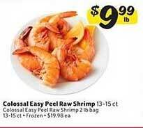 Winn Dixie Colossal Easy Peel Raw Shrimp offer