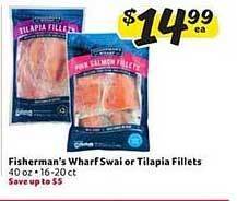 Winn Dixie Fisherman's Wharf Swai Or Tilapia Fillets offer