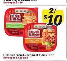 Winn Dixie Hillshire Farm Lunchmeat Tubs offer