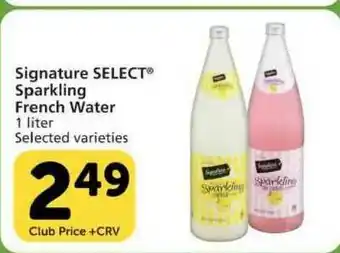 Vons Signature Select Sparkling French Water offer