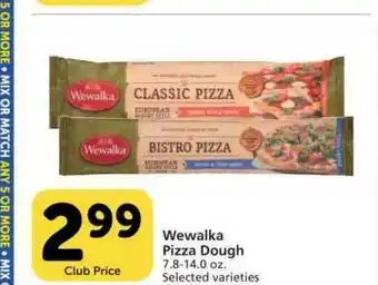 Vons Wewalka Pizza Dough offer