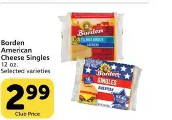 Vons Borden American Cheese Singles offer