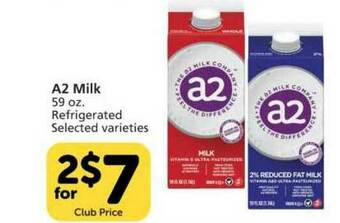 Vons A2 Milk offer
