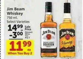 Albertsons Jim Beam Whiskey offer