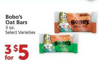 Albertsons Bobo's Oat Bars offer