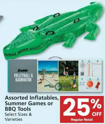 Albertsons Assorted Inflatables, Summer Games Or Bbq Tools offer
