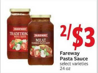 Fareway Fareway Pasta Sauce offer