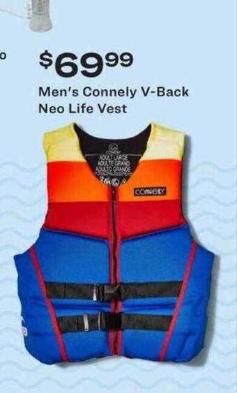 Academy Men's Connely V-back Neo Life Vest offer