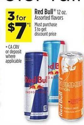 Dollar General Red Bull offer