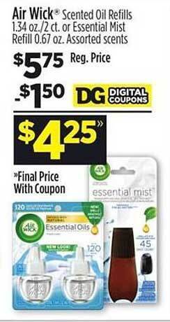 Dollar General Air Wick offer