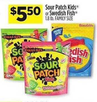 Dollar General Sour Patch Kids Or Swedish Fish offer