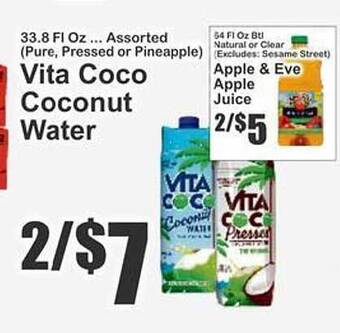 Key Food Vita Coco Coconut Water offer