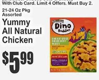 Key Food Yummy All Natural Chicken offer