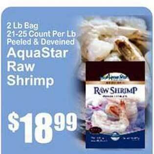 Key Food Aquastar Raw Shrimp offer