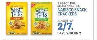 Kings Food Markets Nabisco Snack Crackers offer