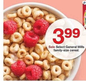 Target Select General Mills Family-size Cereal offer