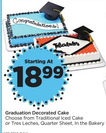 Food 4 Less Graduation Decorated Cake offer
