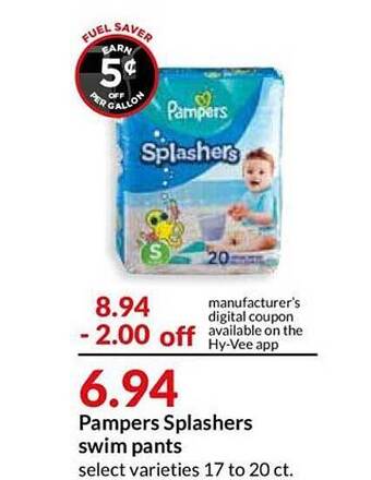 Hy-Vee Pampers Splashers Swim Pants offer